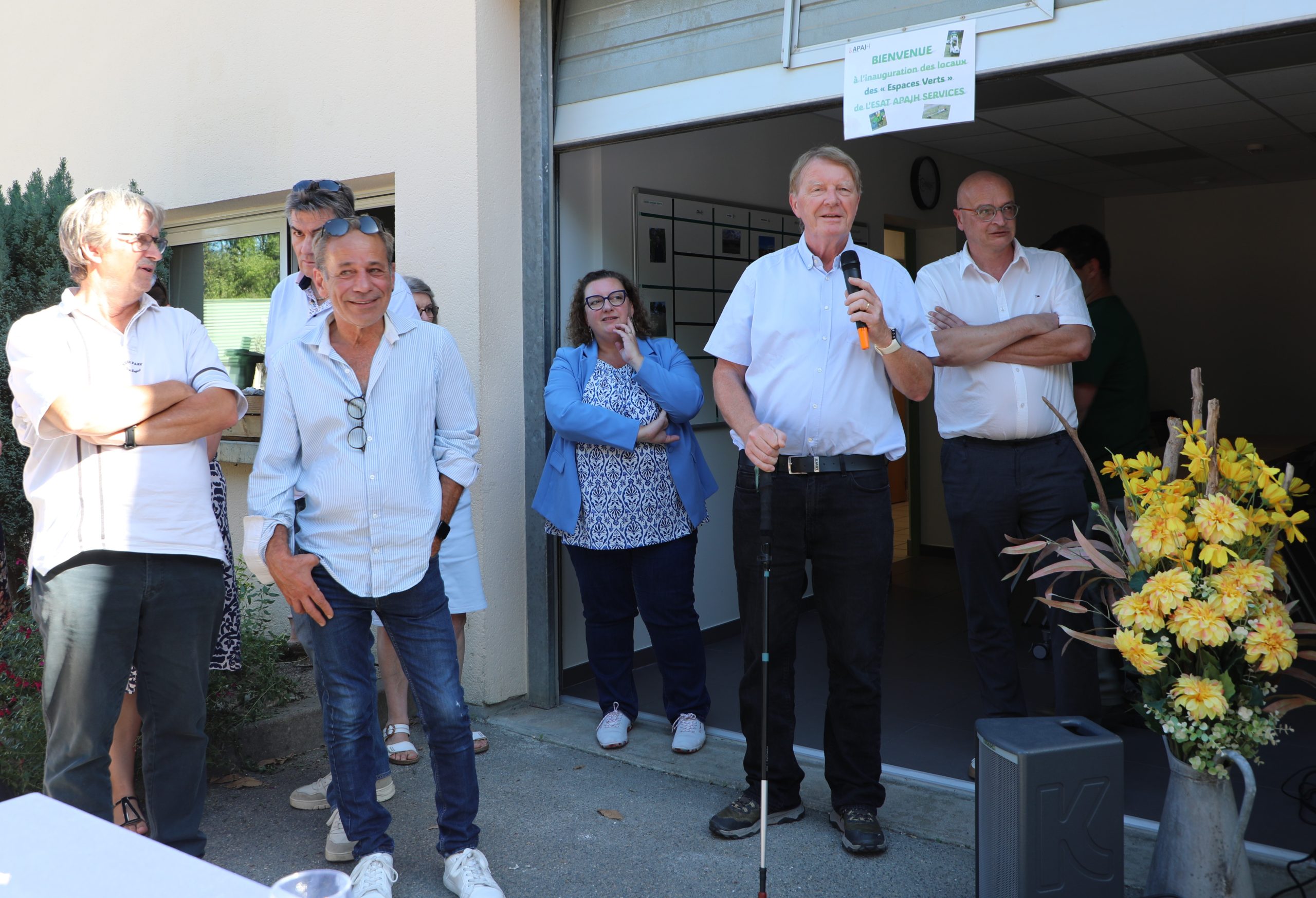 Inauguration des nouveaux locaux de l’activité espaces verts à l’ESAT APAJH Services de Montrichard le 15/09/2026