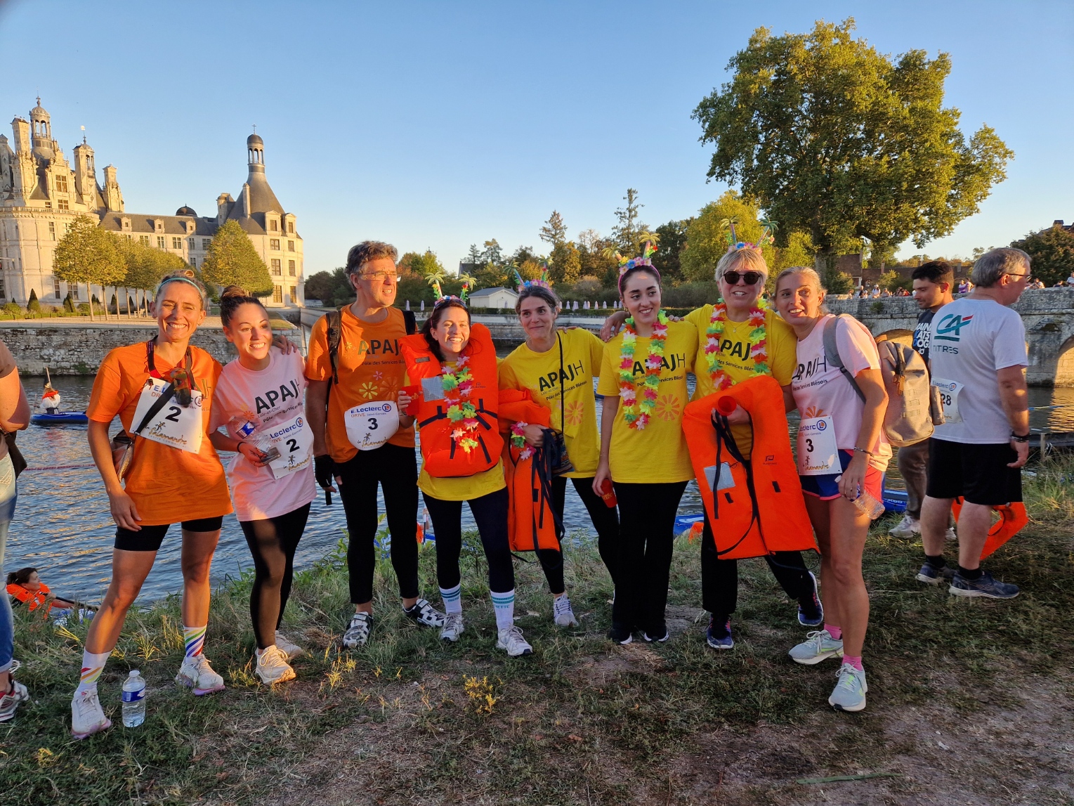 Deux équipes du Pôle des services blésois de l’APAJH 41 au Défi Inter-Entreprises à Chambord !